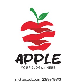 Apple vector illustration design icon logo template