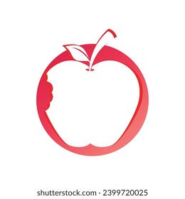 Apple vector illustration design icon logo template