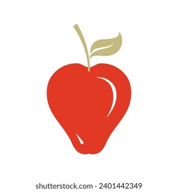 Apple vector illustration design icon logo template