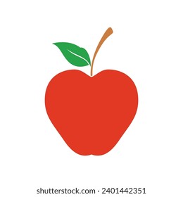 Logo-Vorlage für das Design von ApfelVektorgrafiken