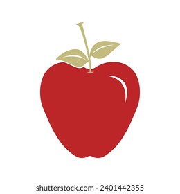Apple vector illustration design icon logo template