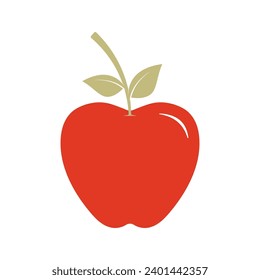 Apple vector illustration design icon logo template