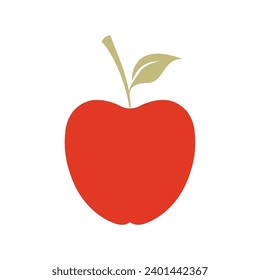 Apple vector illustration design icon logo template