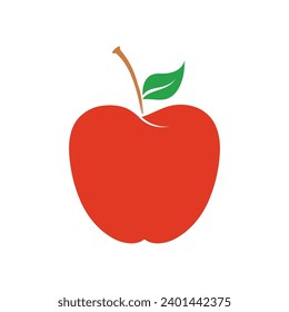 Apple vector illustration design icon logo template