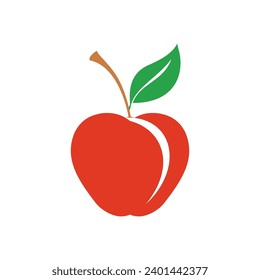 Apple vector illustration design icon logo template