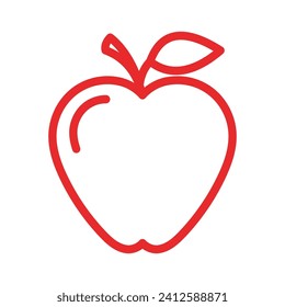 Apple vector illustration design icon logo template
