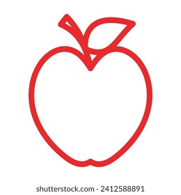 Apple vector illustration design icon logo template