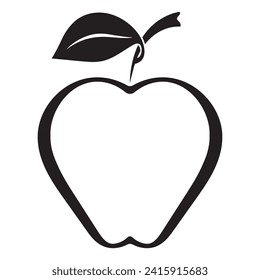 Logo-Vorlage für das Design von ApfelVektorgrafiken