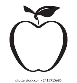 Apple vector illustration design icon logo template