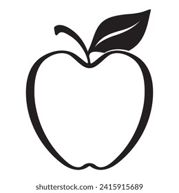 Apple vector illustration design icon logo template