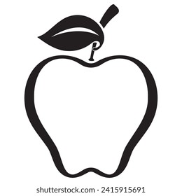 Apple vector illustration design icon logo template