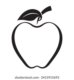 Apple vector illustration design icon logo template