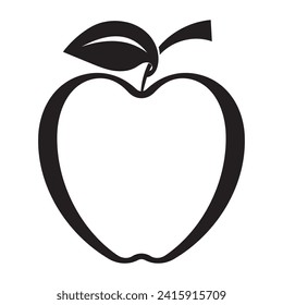 Apple vector illustration design icon logo template