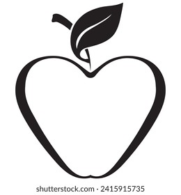 Apple vector illustration design icon logo template