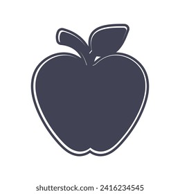Apple vector illustration design icon logo template