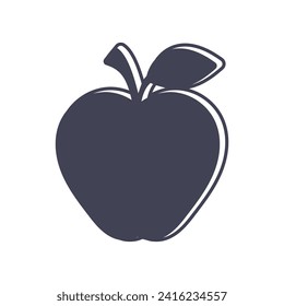 Apple vector illustration design icon logo template