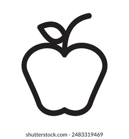 Apple vector illustration design icon logo template