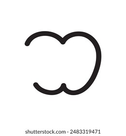 Apple vector illustration design icon logo template