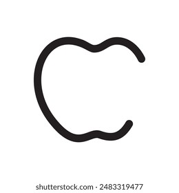 Apple vector illustration design icon logo template