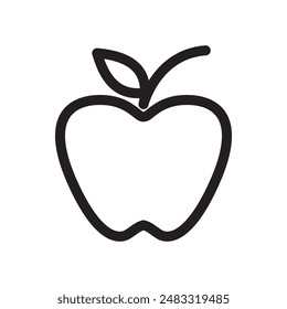 Apple vector illustration design icon logo template