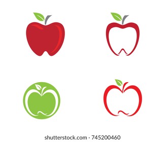 Apple vector illustration design icon logo template