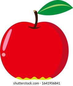 Apple vector illustration . fruits