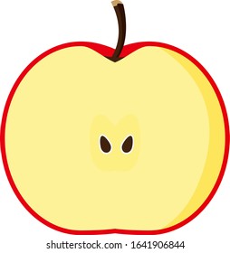 Apple vector illustration . fruits