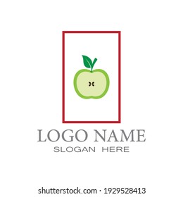 Apple vector illustration logo template
