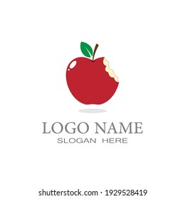 Apple vector illustration logo template