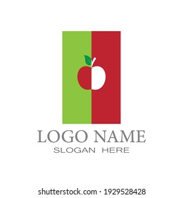 Apple vector illustration logo template