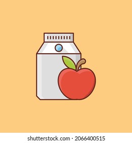 Apfel-Vektorgrafik auf transparentem Hintergrund. Hochwertige Symbole.Vektorlinienflaches Farbsymbol für Konzept und Grafikdesign.