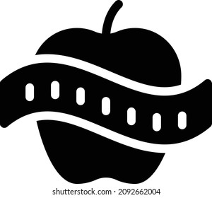 ilustración de apple Vector en un fondo transparente. Símbolos de calidad premium. Icono vector glifos para concepto y diseño gráfico.