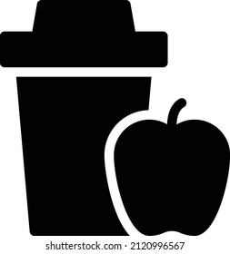 Apple Vector illustration on a transparent background.Premium quality symmbols.Glyphs vector icon for concept and graphic design.
