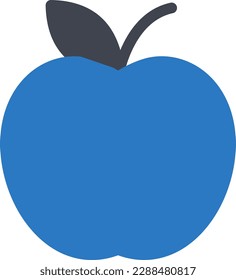 Ilustración de Apple Vector en un fondo transparente. Símbolos de calidad superior. Iconos vectoriales de glifos para diseño de conceptos y gráficos.