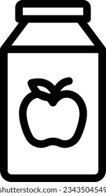 ilustración de apple Vector en un fondo transparente.Símbolos de calidad premium.Icono vectorial de trazo para el concepto y el diseño gráfico.