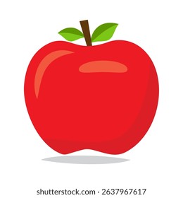 Apple vector illustration on white background