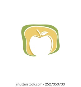 Apple vector logo template Illustration Design
