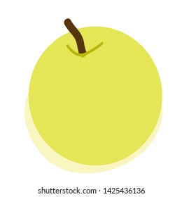 an Apple. vector on white background