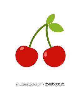 A apple vector on white background