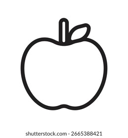 Ícone De Contorno De Vetor Apple. Arquivo EPS 10 