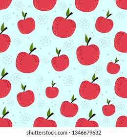 apple vector pattern