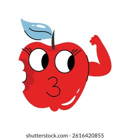 Apple vector Sticker. Eps 10 file