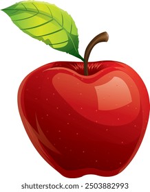 Apple vector that is interesting to use in all creative media.