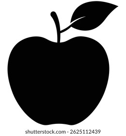 Apple vectors illustration color arts design , Apple silhouette 