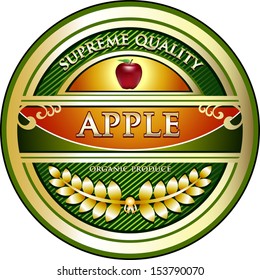 Apple Vintage Label