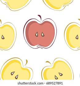 Apple wallpaper vector illustration