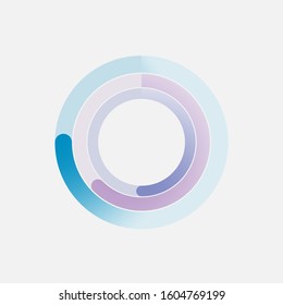 Apple Watch IOS Apple Watch Os Circular Activity Ring Flat Vector Icon For Watch Apps And Websites