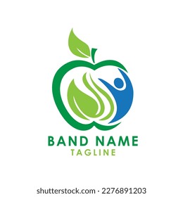 apple wellness center logo design