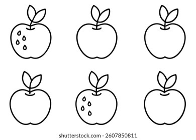 appleberry line art illustration perfect for branding visuals.eps