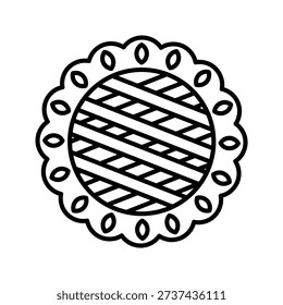 Applepie Editable and fully layered vector icon